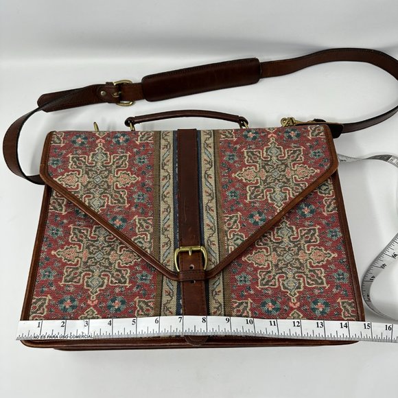 Elliva Boston Laptop Travel Bag Leather trim - Picture 8 of 16